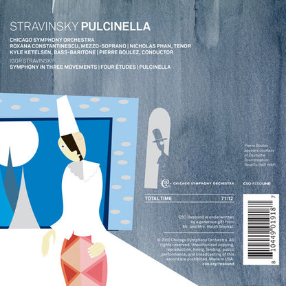 Stravinsky: Pulcinella, Boulez