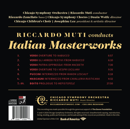 Riccardo Muti Conducts Italian Masterworks