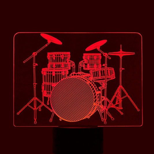 Drum Set LED Lamp