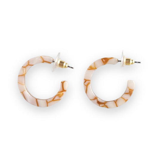 Spiffy & Splendid Cam Mini Hoops in Pumpkin Spice