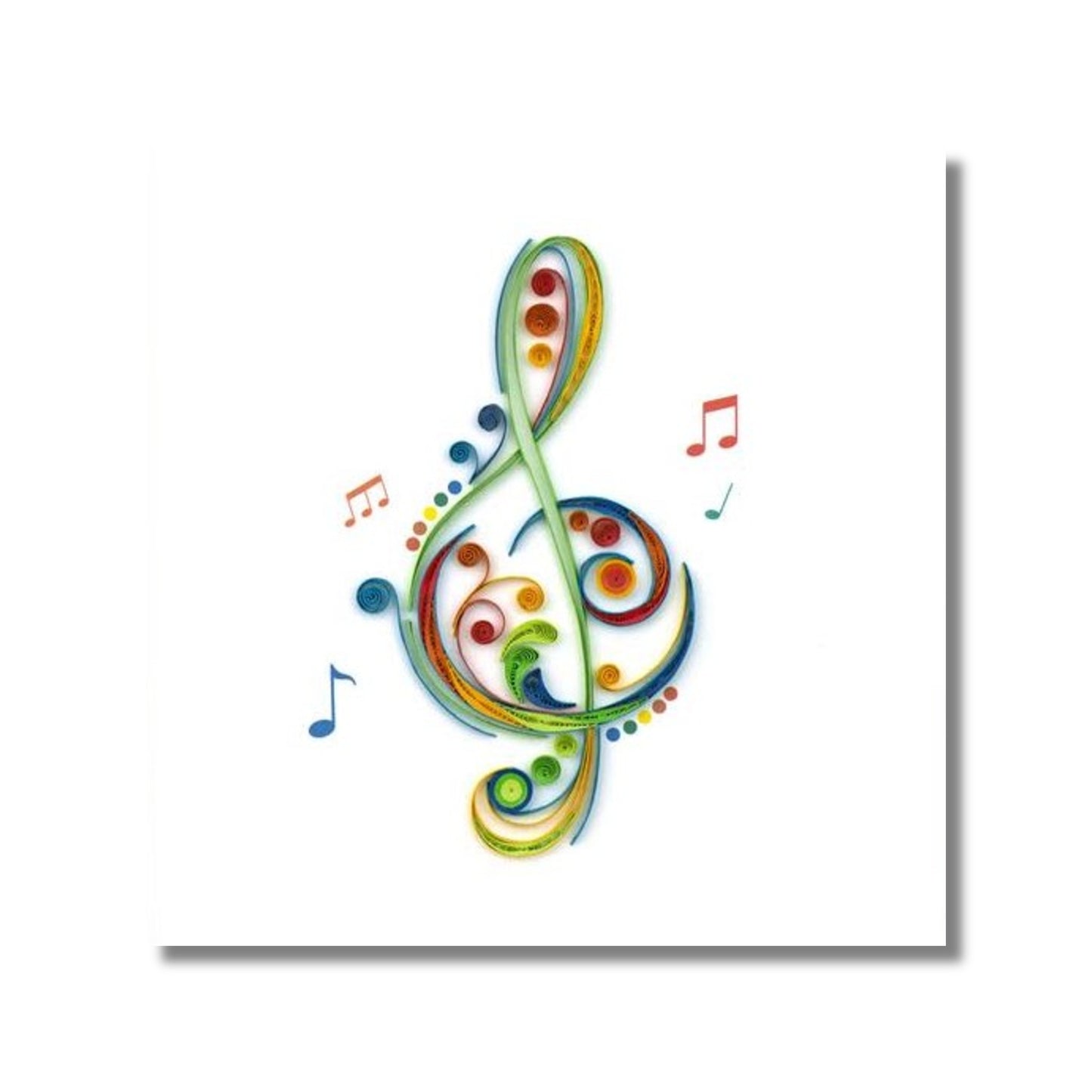 Quilled Card — Treble Clef
