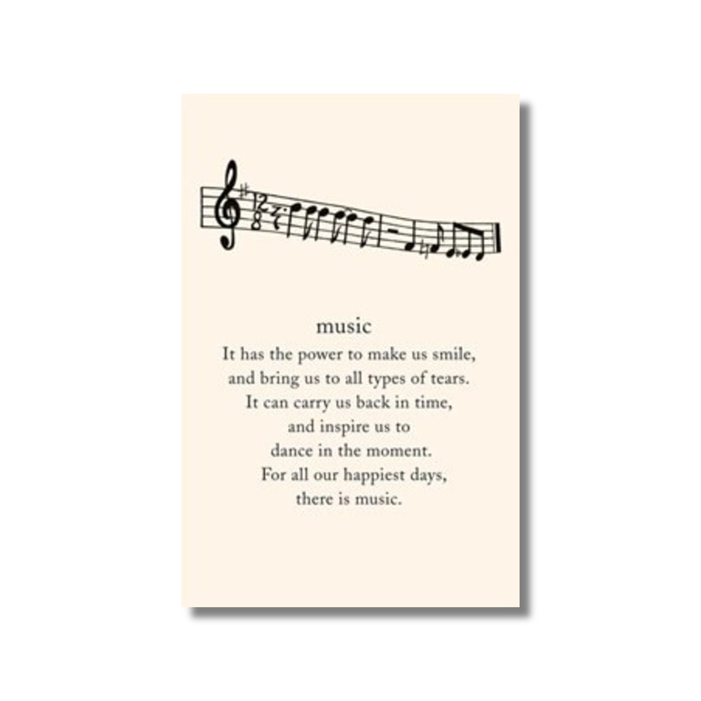 Birthday Card — Music: It has the power . . .