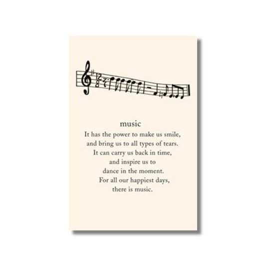 Birthday Card — Music: It has the power . . .