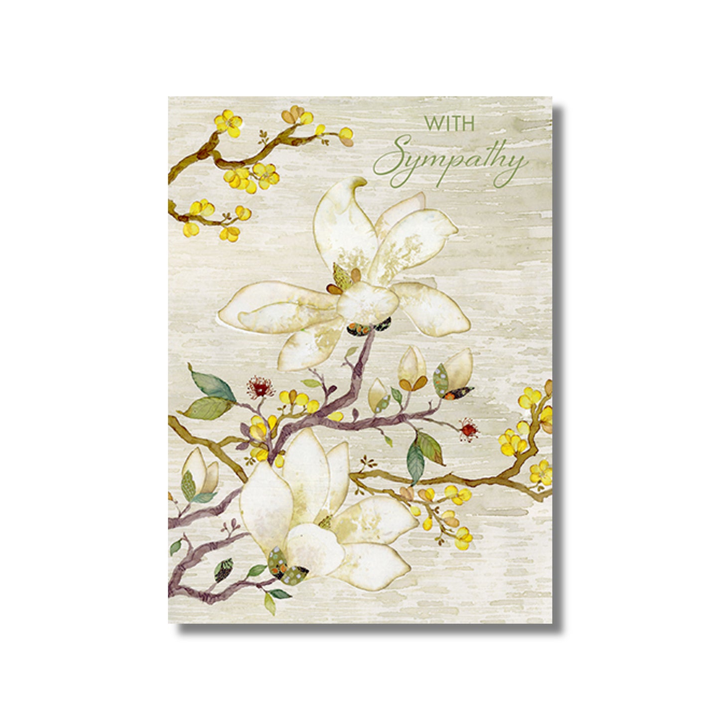 Sympathy Card — Magnolia Blossoms