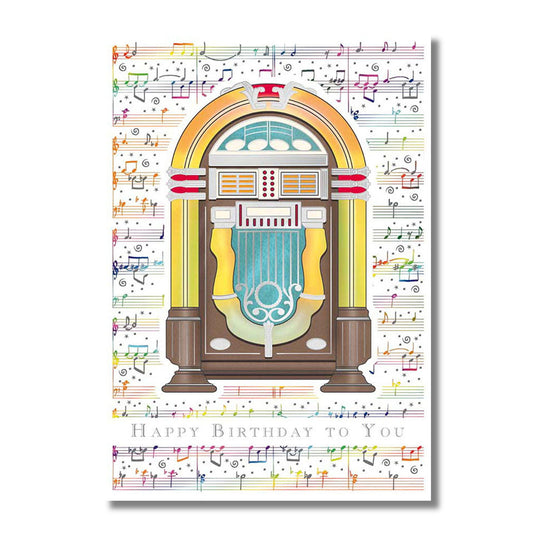 Birthday Card — Rainbow Jukebox