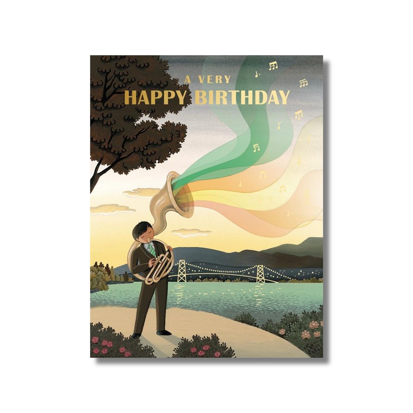 Birthday Card — Sousaphone Player