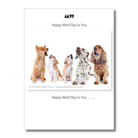 Birthday Card — Happy Woof Day
