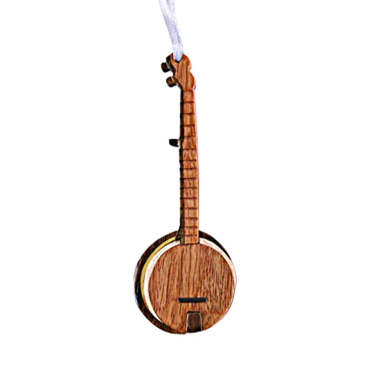 Banjo Ornament, Wood