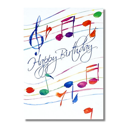 Birthday Card — Multicolor Score