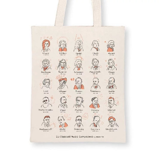 Classical Composers Tote Bag