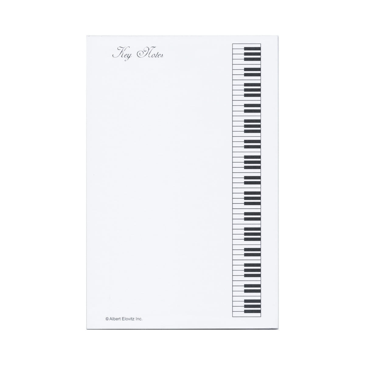 Key Notes Notepad Key Notes Notepad – The Symphony Store