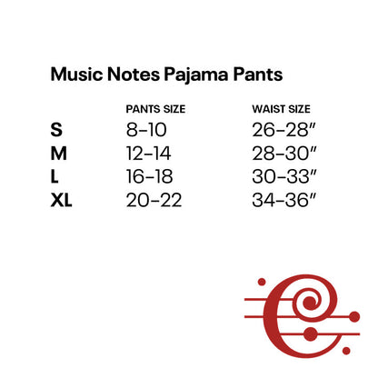 Music Notes Pajama Pants
