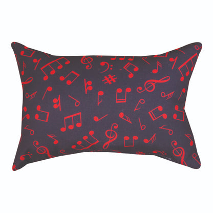 Here Comes Treble Throw Pillow