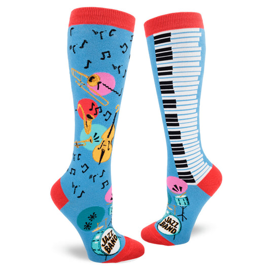 Jazz Band Women’s Knee-High Socks