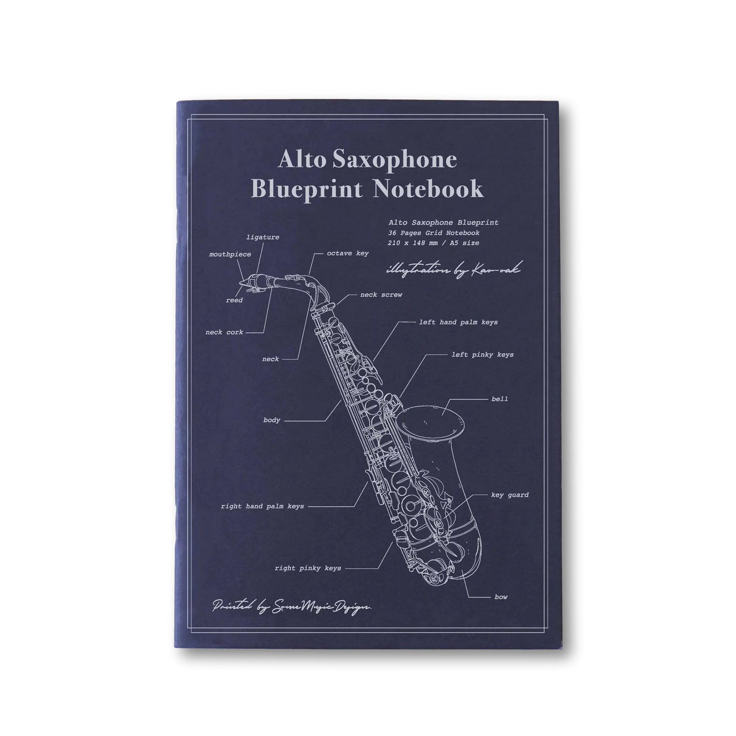 Alto Saxophone Blueprint Journal – The Symphony Store