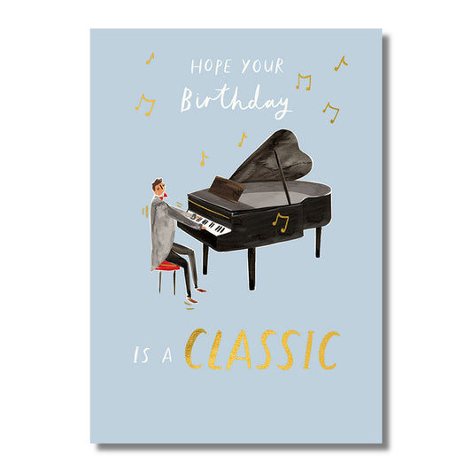 Birthday Card — Classic Piano