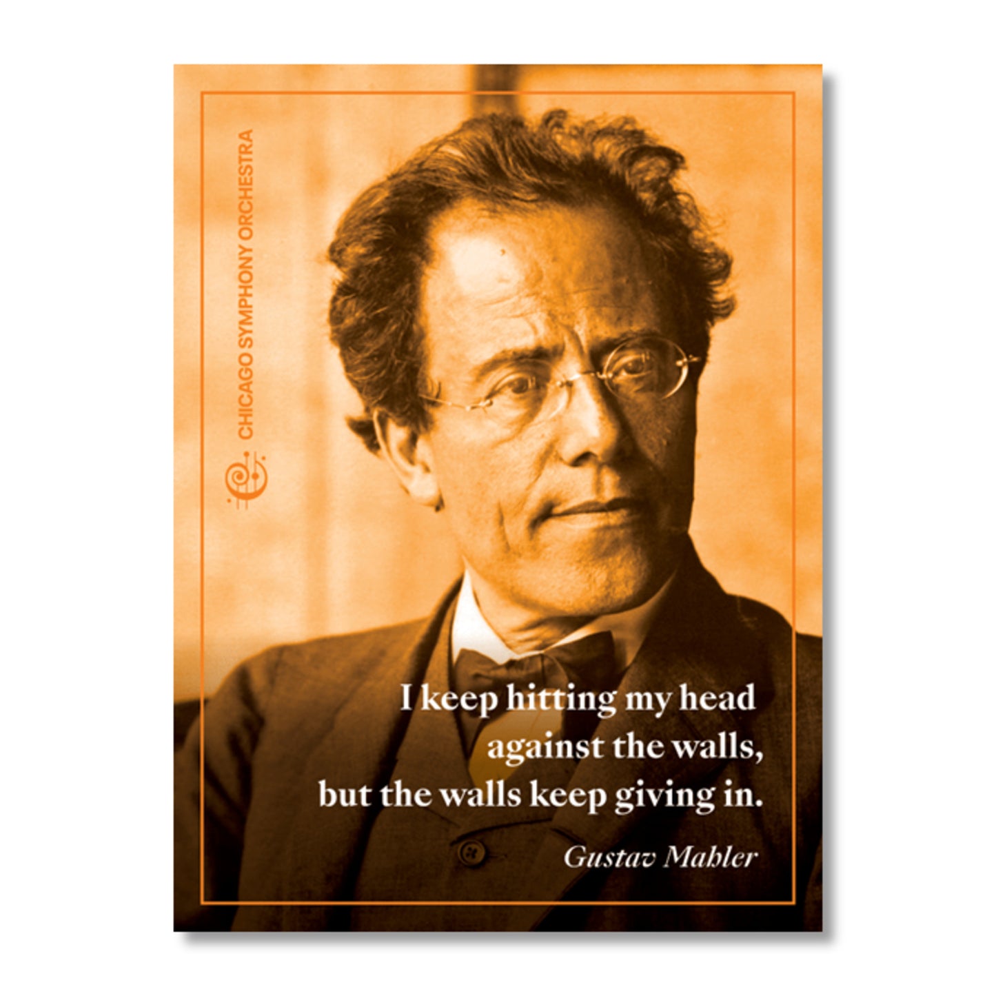 Mahler Portrait Magnet