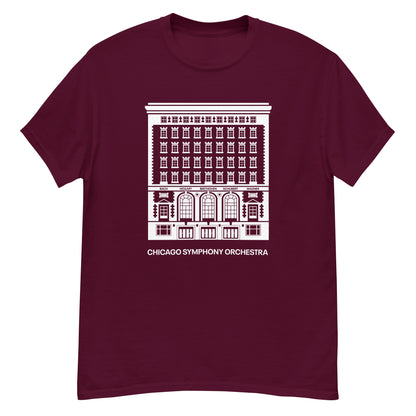 Orchestra Hall T-Shirt, Maroon