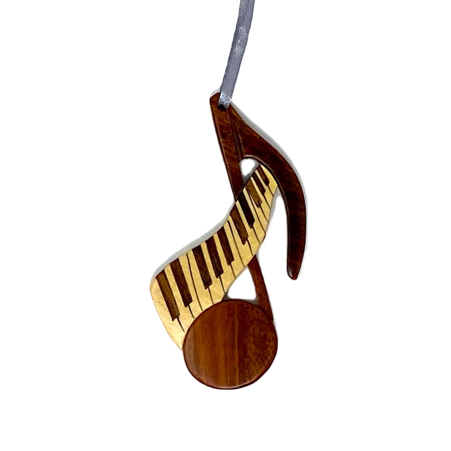 Eighth Note & Piano Keys Ornament