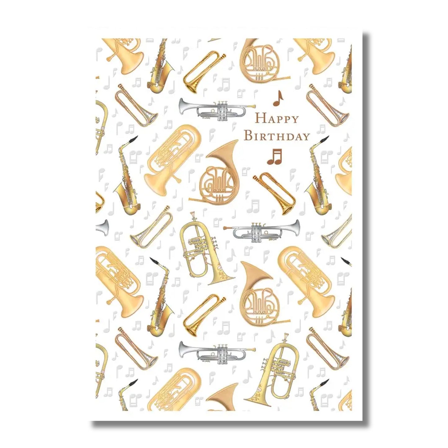 Birthday Card — Brass Instruments