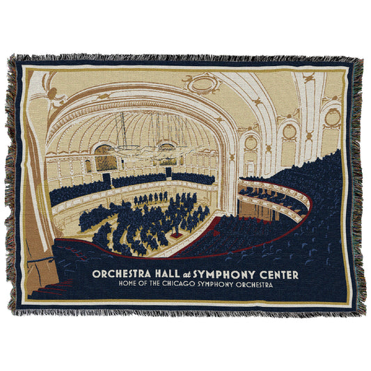 Orchestra Hall Throw Blanket, Interior