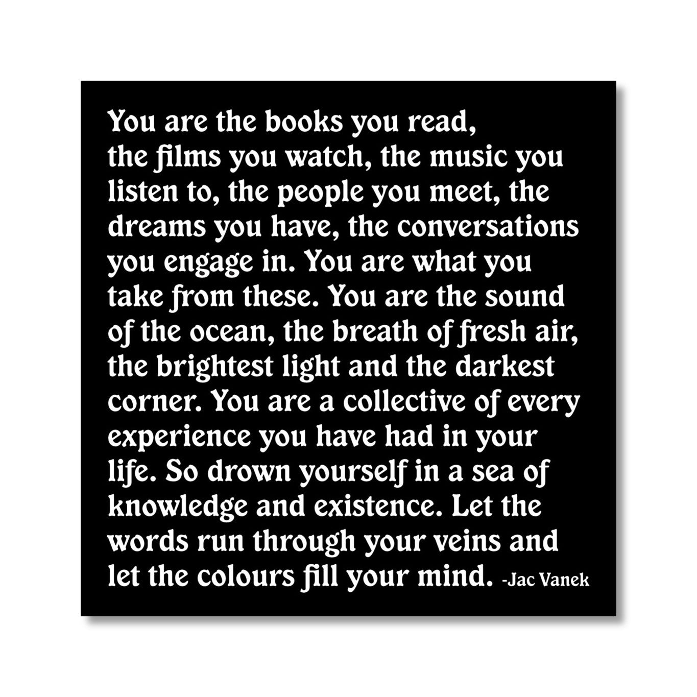 You are the books you read . . . Magnet