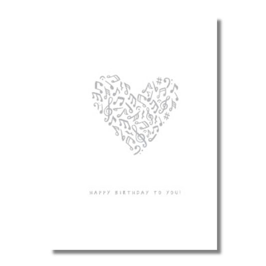 Birthday Card — Musical Heart