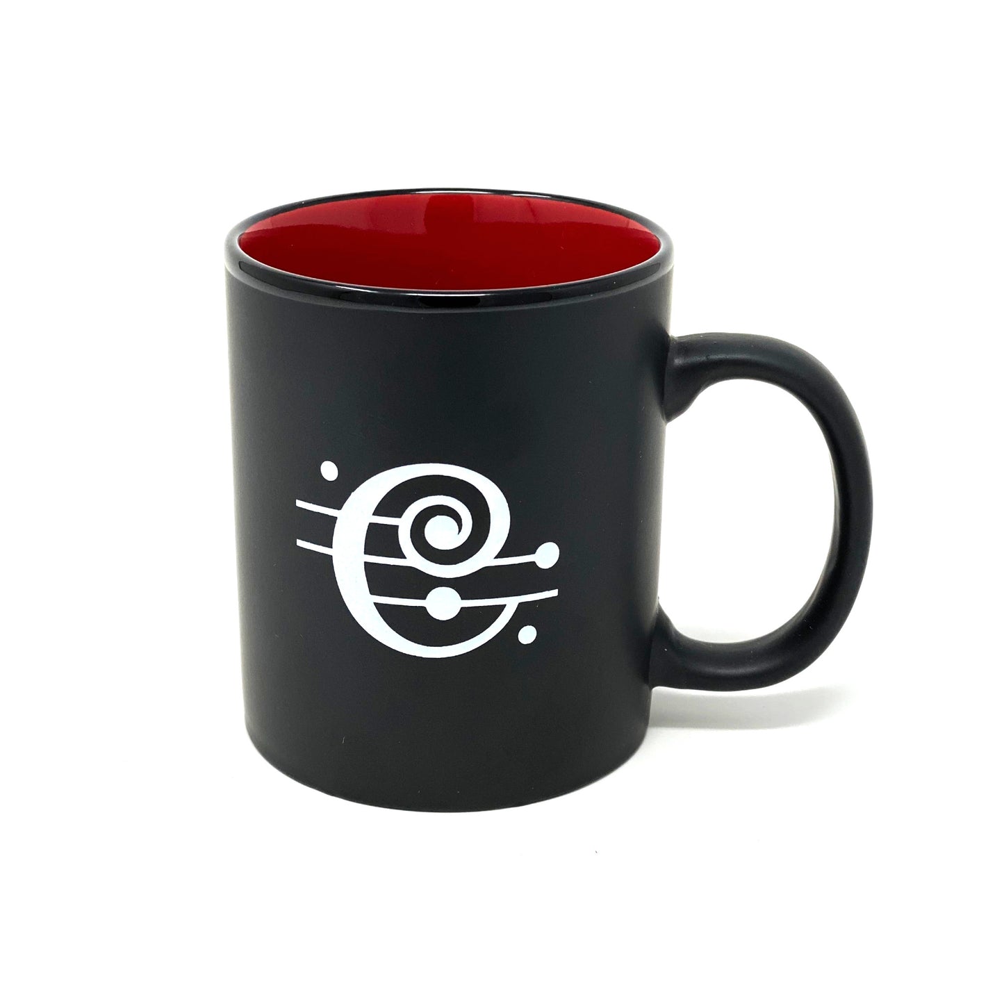 CSO Black Mug, Red Interior