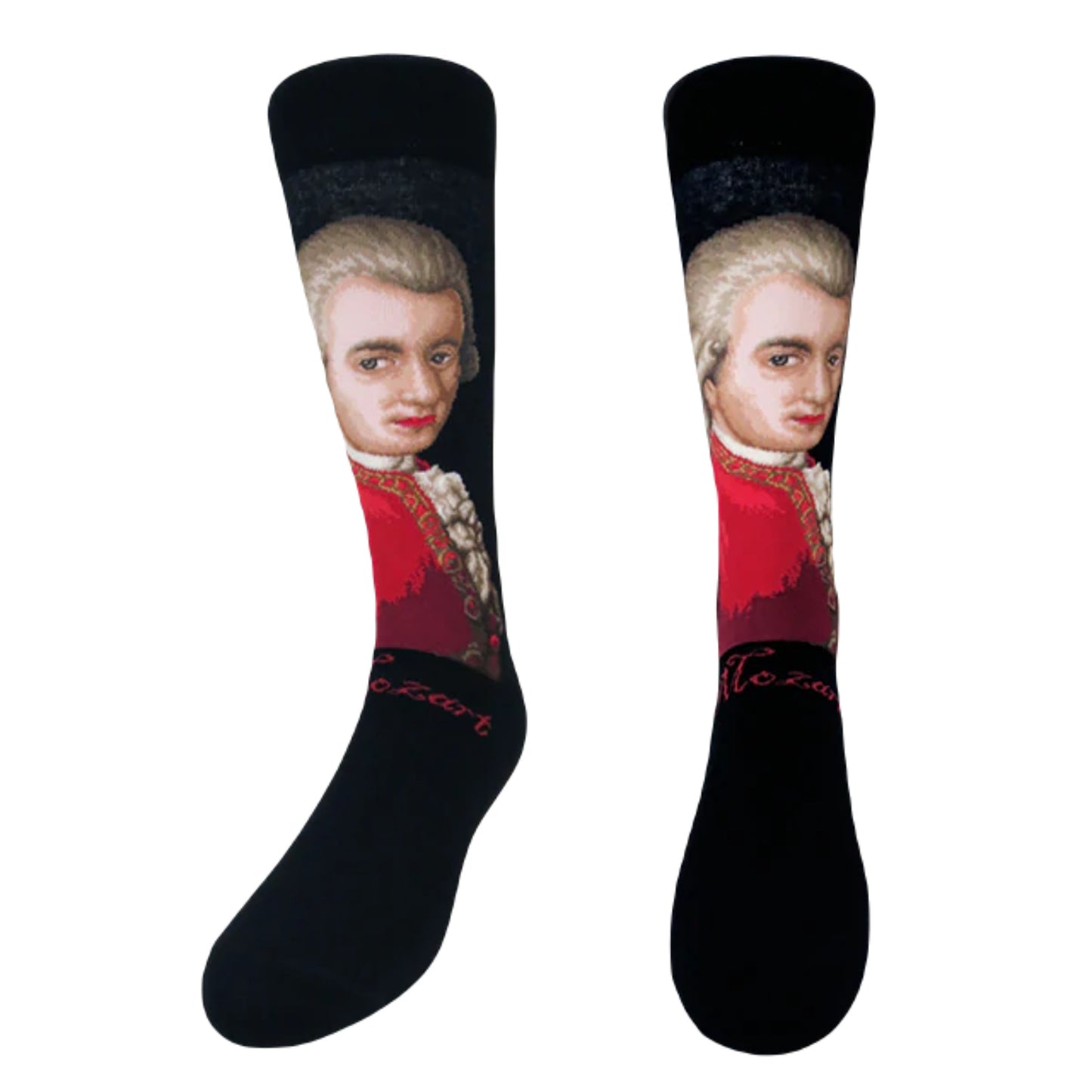 Mozart Portrait Socks