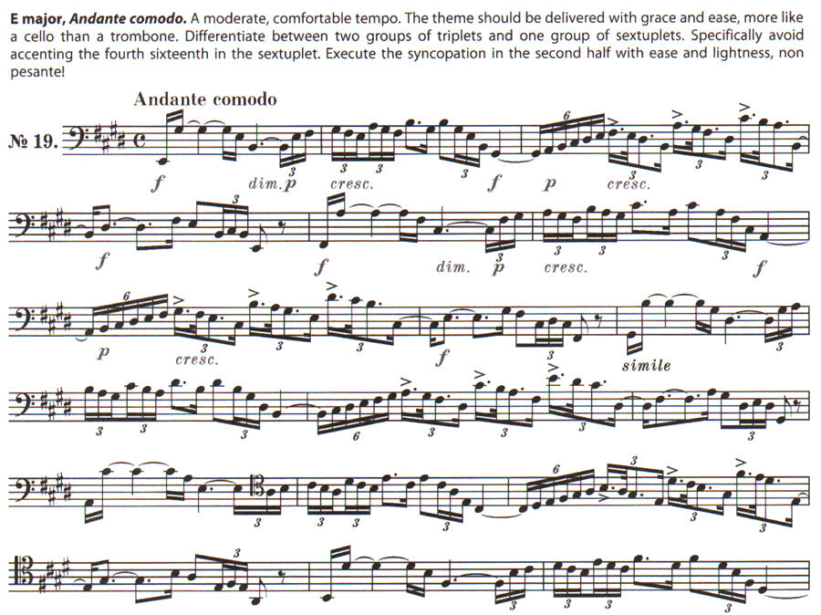 26 Sequences for Trombone, Blazhevich