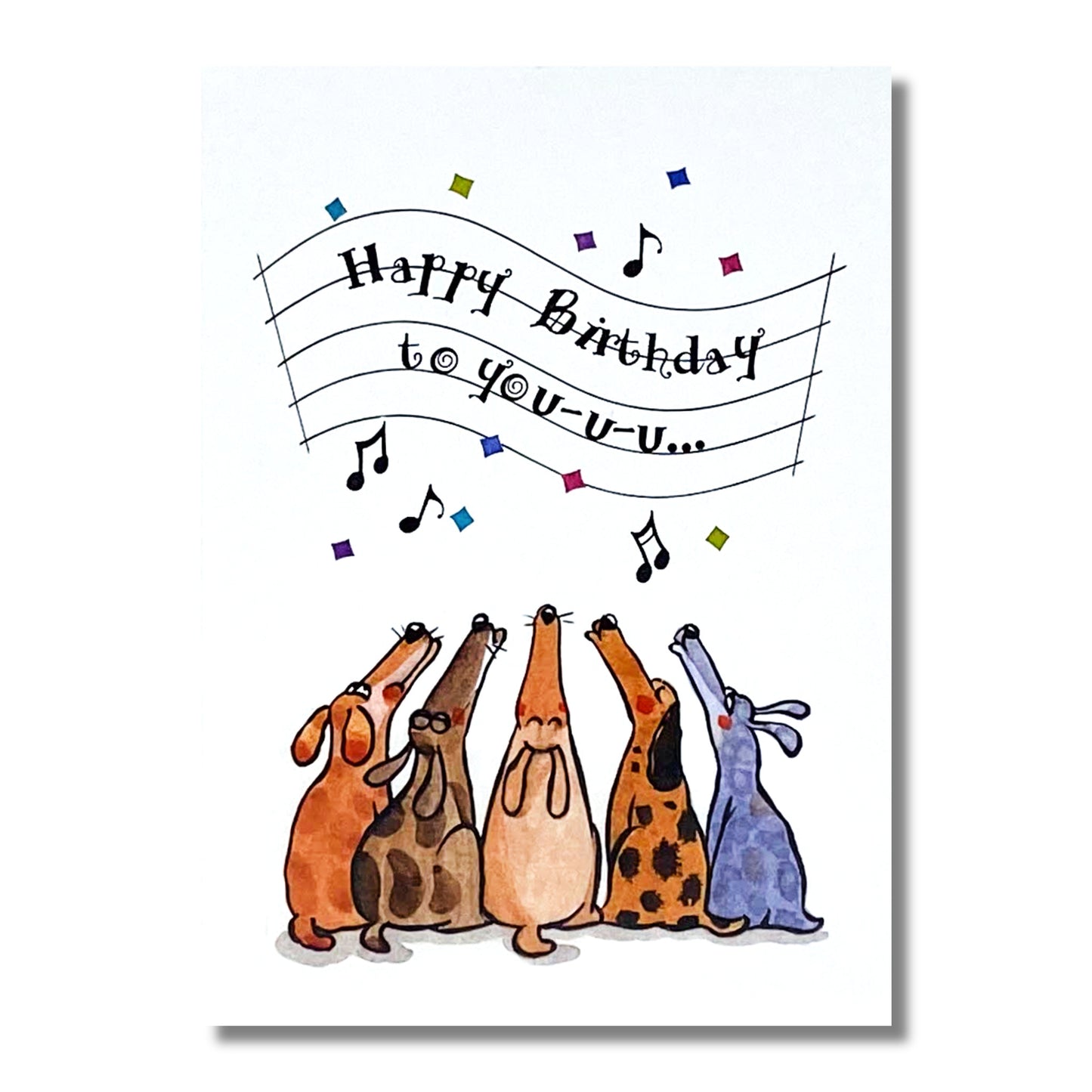 Birthday Card — Happy Birthday to You-u-u-u