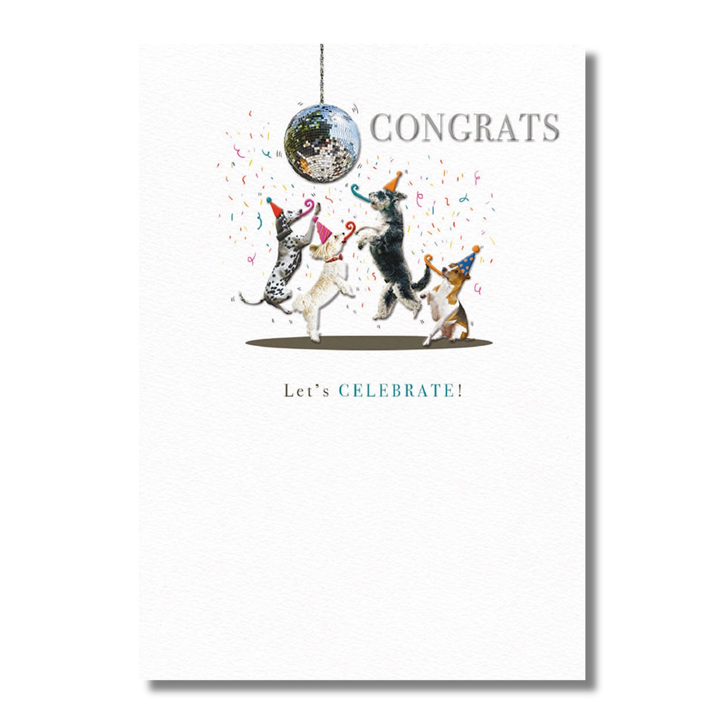 Congratulations Card — Doggy Disco