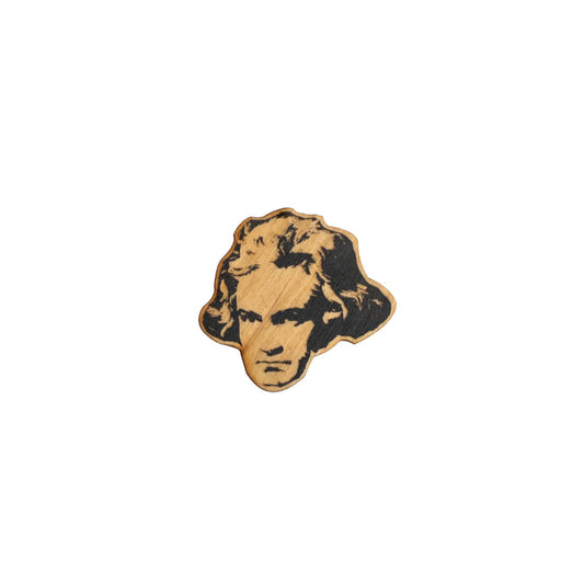 Beethoven Wooden Lapel Pin