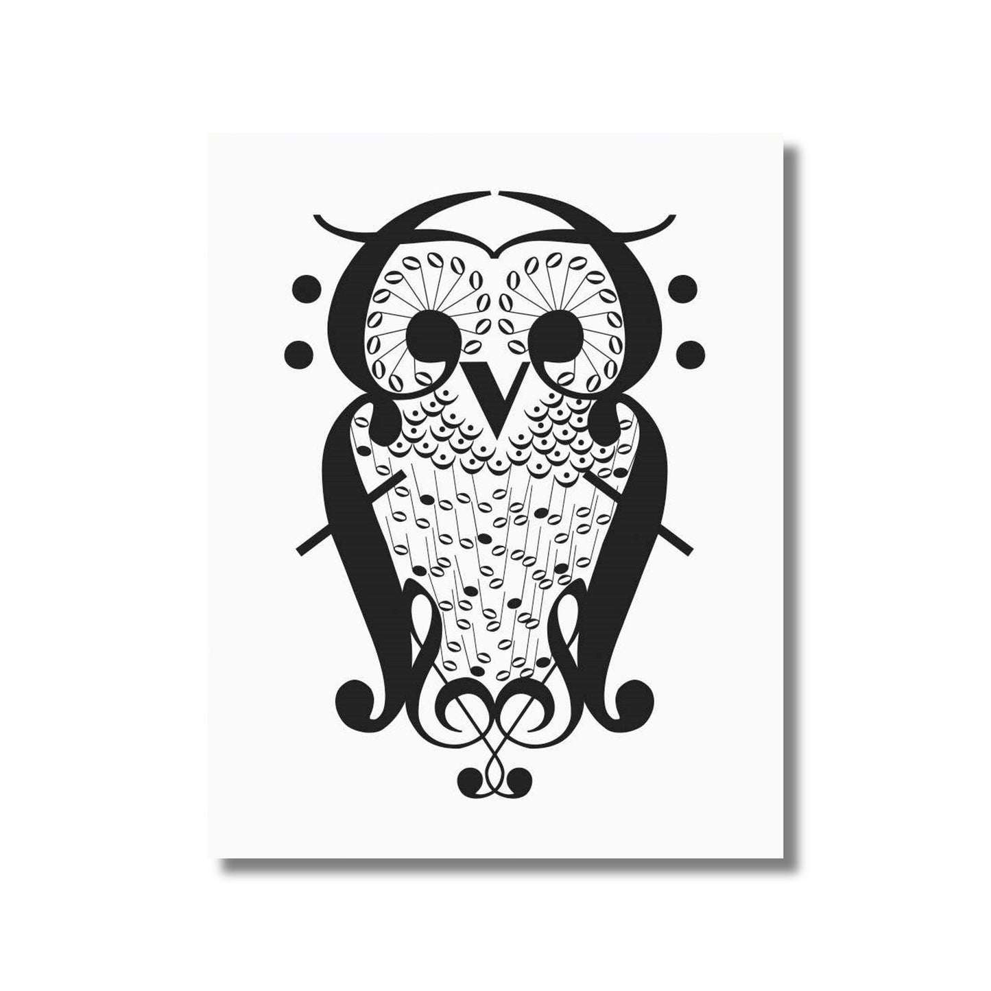 Musical Owl Art Print