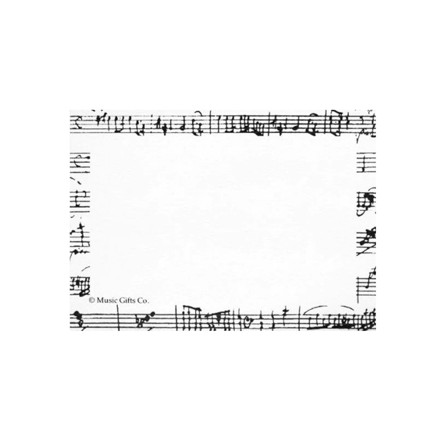 Mozart Score Sticky Notes