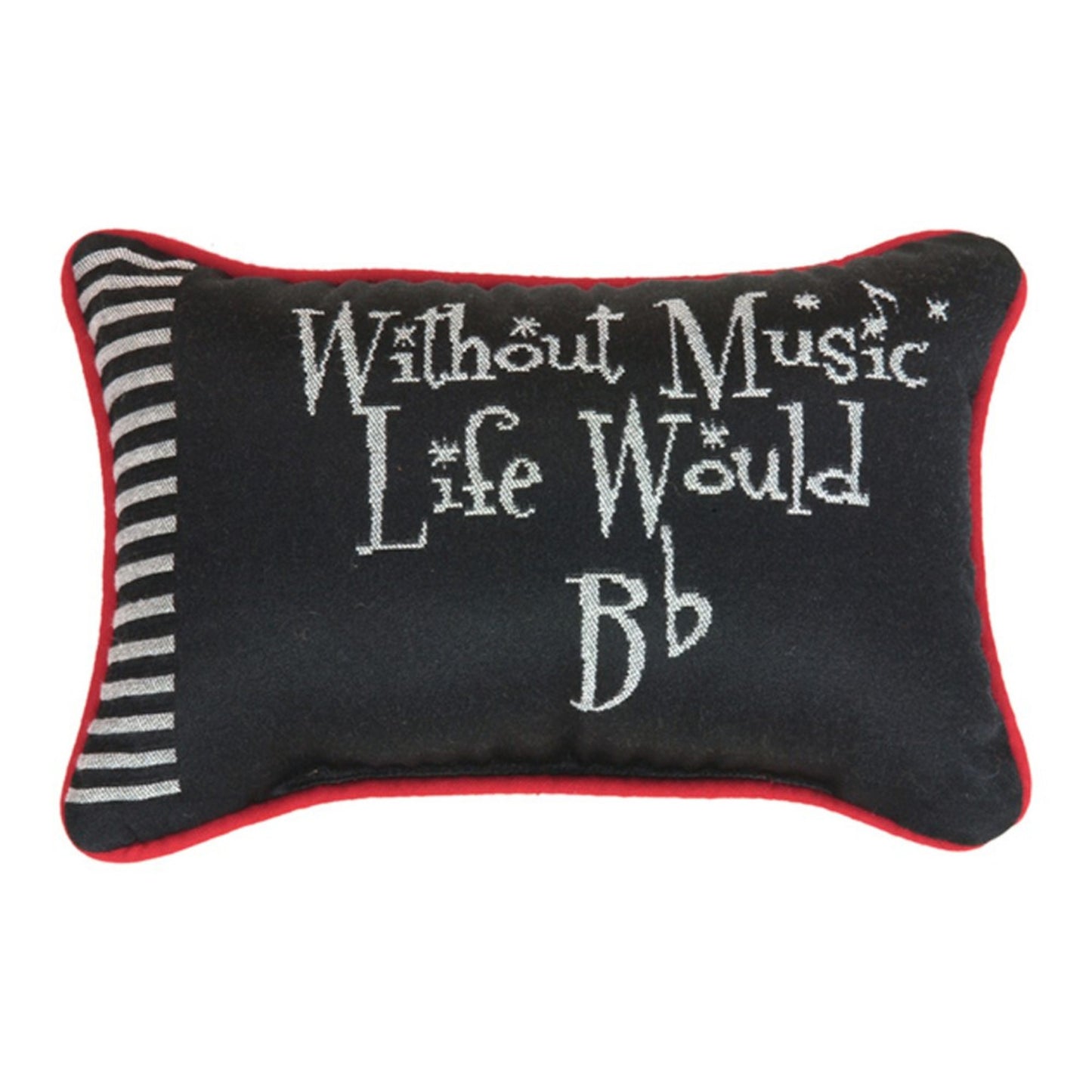 Without Music . . . Throw Pillow