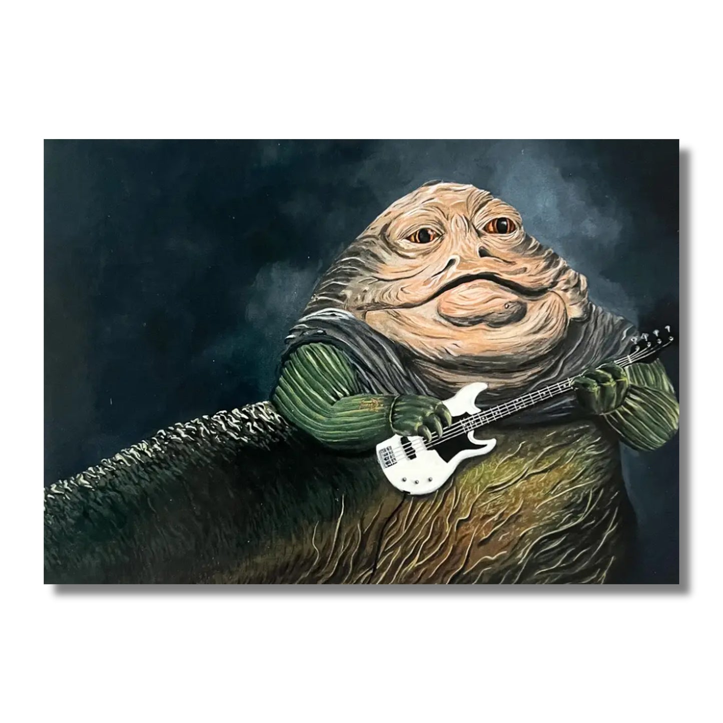 Blank Card — Jabba the Hutt Playing Guitar