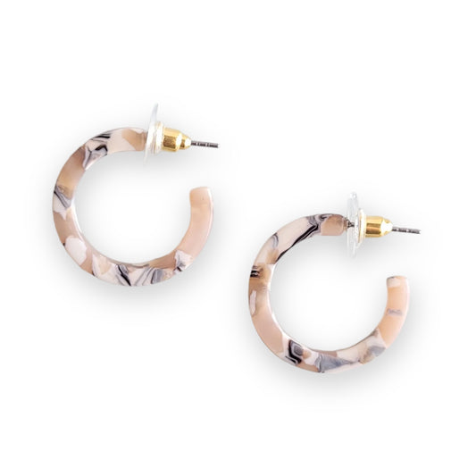 Spiffy & Splendid Cam Mini Hoops in Sandstone