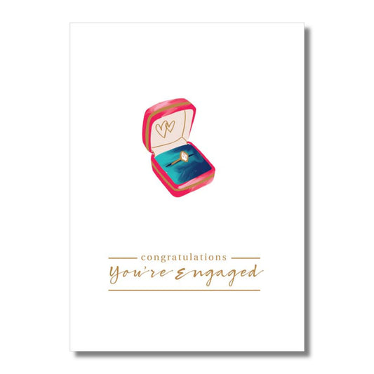 Engagement Card — Congratulations, You’re Engaged