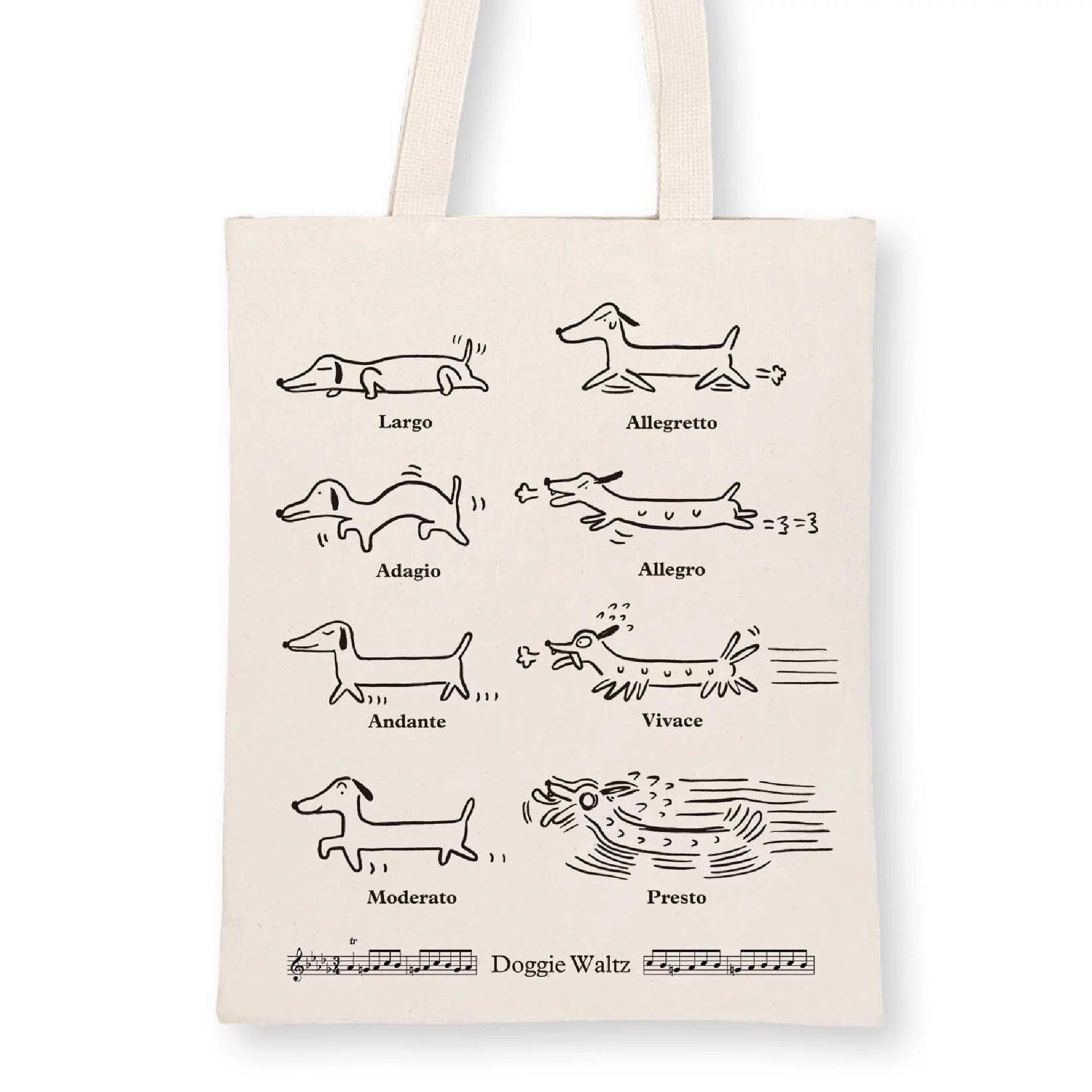 Dog Waltz Tote Bag – The Symphony Store