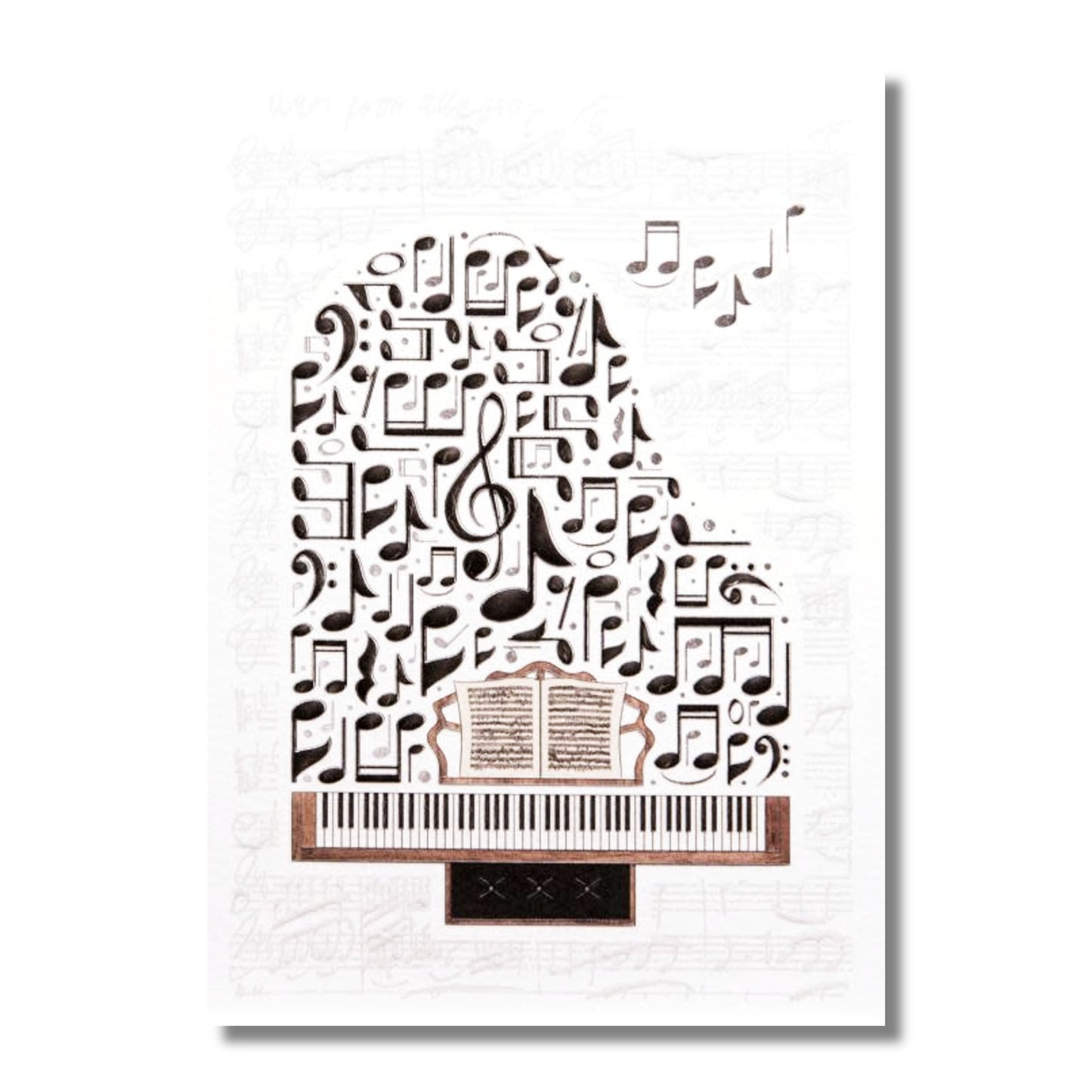 Thank You Card — Grand Piano