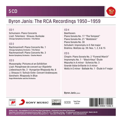 Byron Janis: The RCA Recordings (1950-1959) (5-CD)
