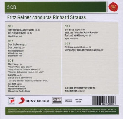 Fritz Reiner Conducts Richard Strauss (5-CD)