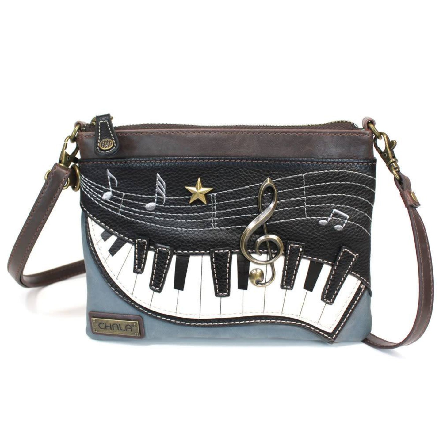 Piano & Treble Clef Crossbody Bag