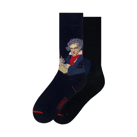Beethoven Portrait Men’s Socks, Color