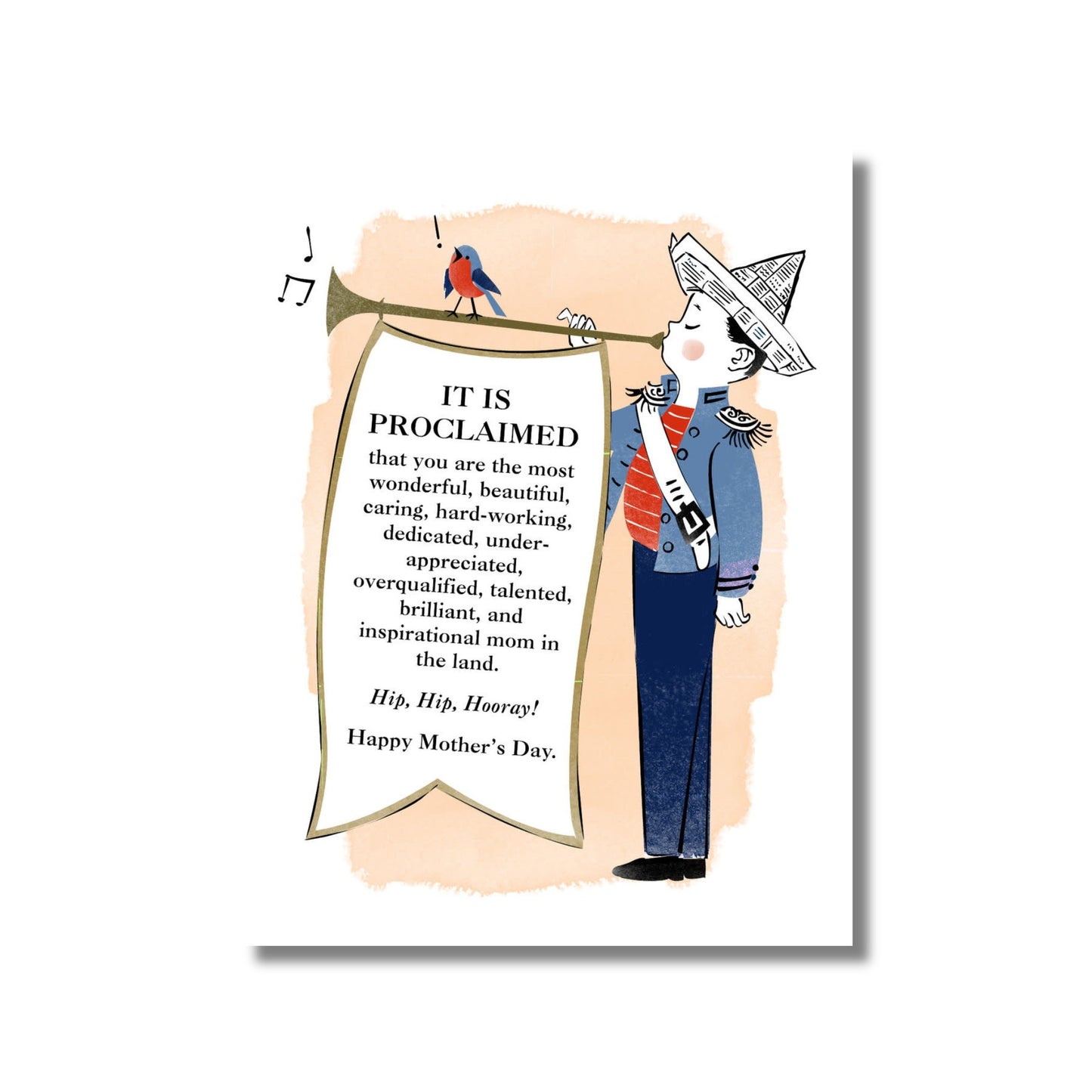 Mother’s Day Card — Trumpeting Proclamation