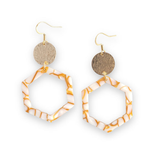 Spiffy & Splendid Lennox Earrings in Pumpkin Spice