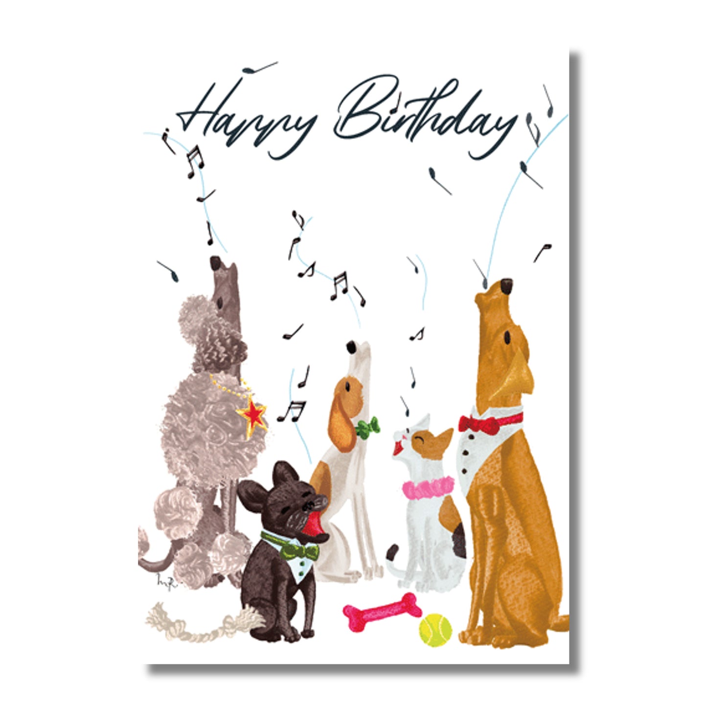 Birthday Card — Serenading Dogs