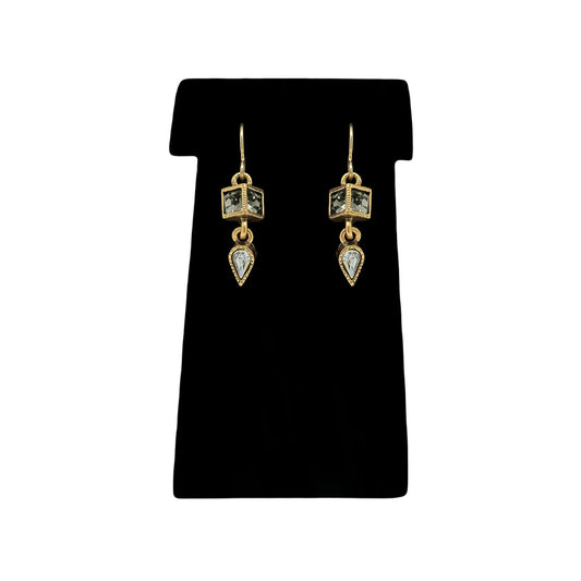 Patricia Locke Light of My Life Earrings in Black & White