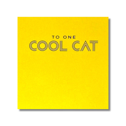 Birthday Card — Disco Cat